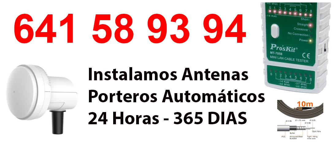 Instalacion de antenas y reparacion de parabolicas. Orientacion de antenas en 